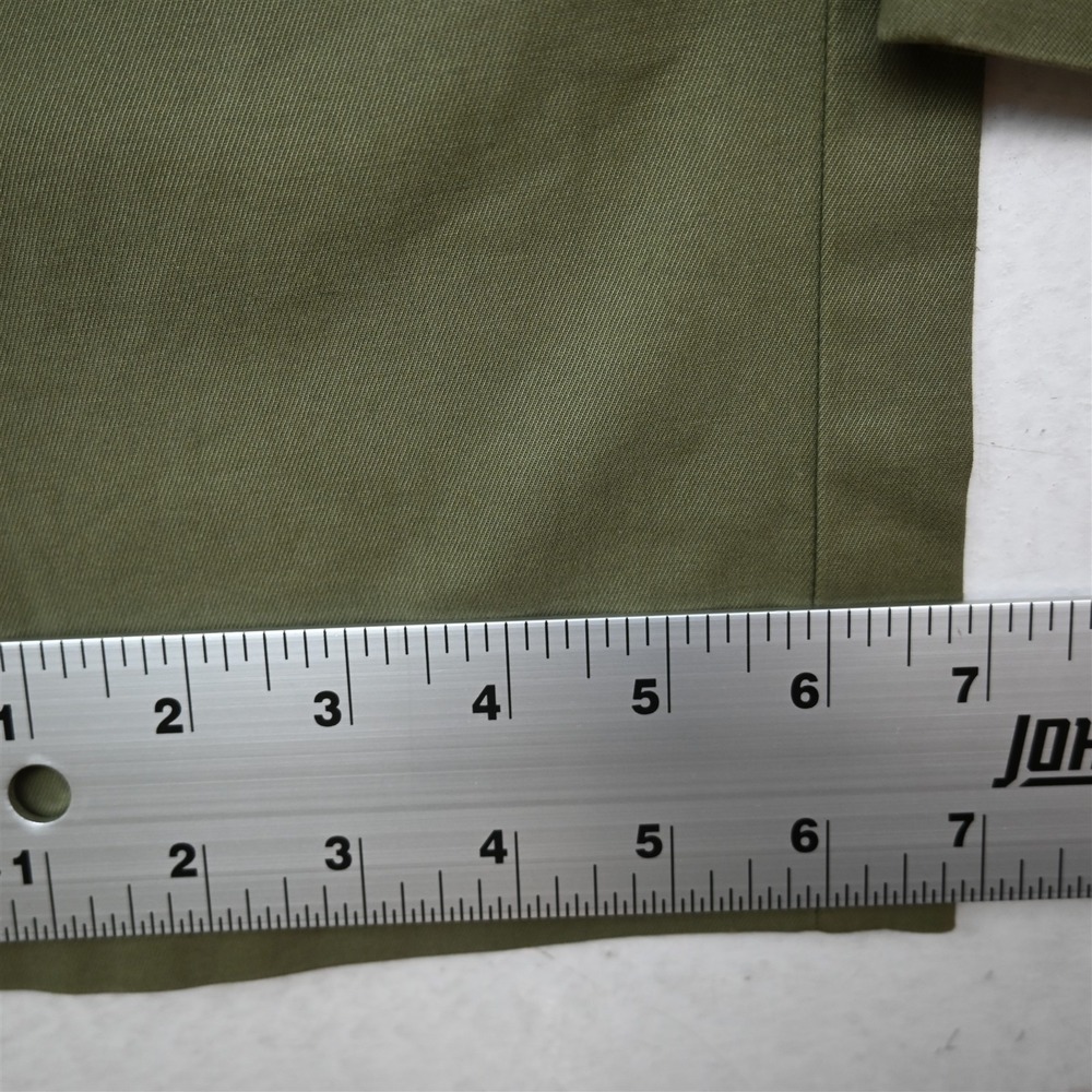 Banana Republic 33x34 Green Lived In Slim Chino Mens Pants - Picture 5 of 9